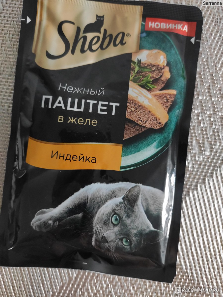 Корм для кошек Sheba Паштет нежный в желе индейка - «Вкусный паштет» |  отзывы