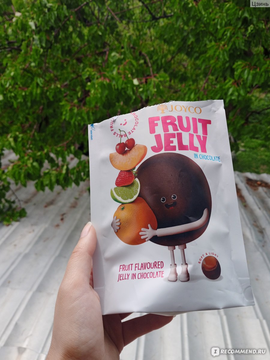 Шоколадные конфеты Joyco Fruit Jelly - «🍬🍫 - Новинка от Grand Candy,  вкусные мини конфетки желе обернутые в шоколад. » | отзывы