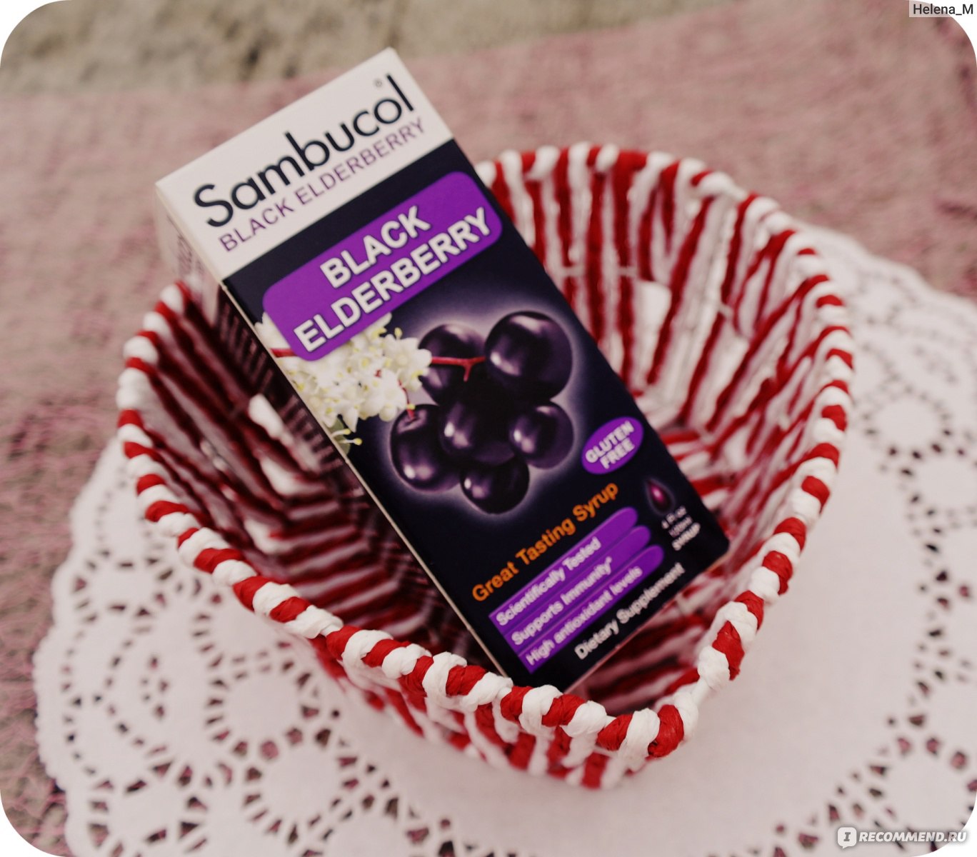 Иммуномодулирующее средство Sambucol Black Elderberry Syrup, Original Formula фото