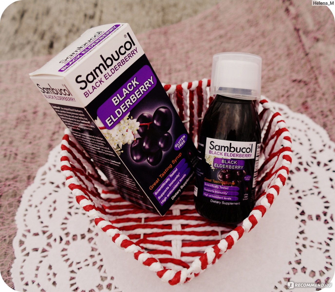 Иммуномодулирующее средство Sambucol Black Elderberry Syrup, Original Formula фото