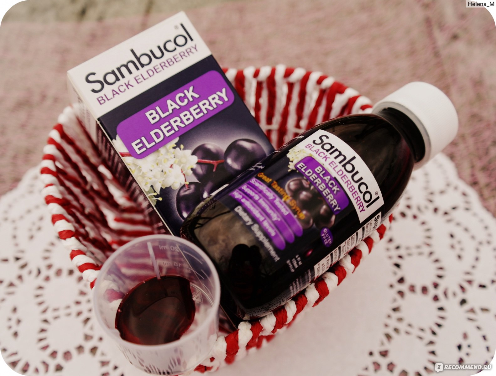 Иммуномодулирующее средство Sambucol Black Elderberry Syrup, Original Formula фото