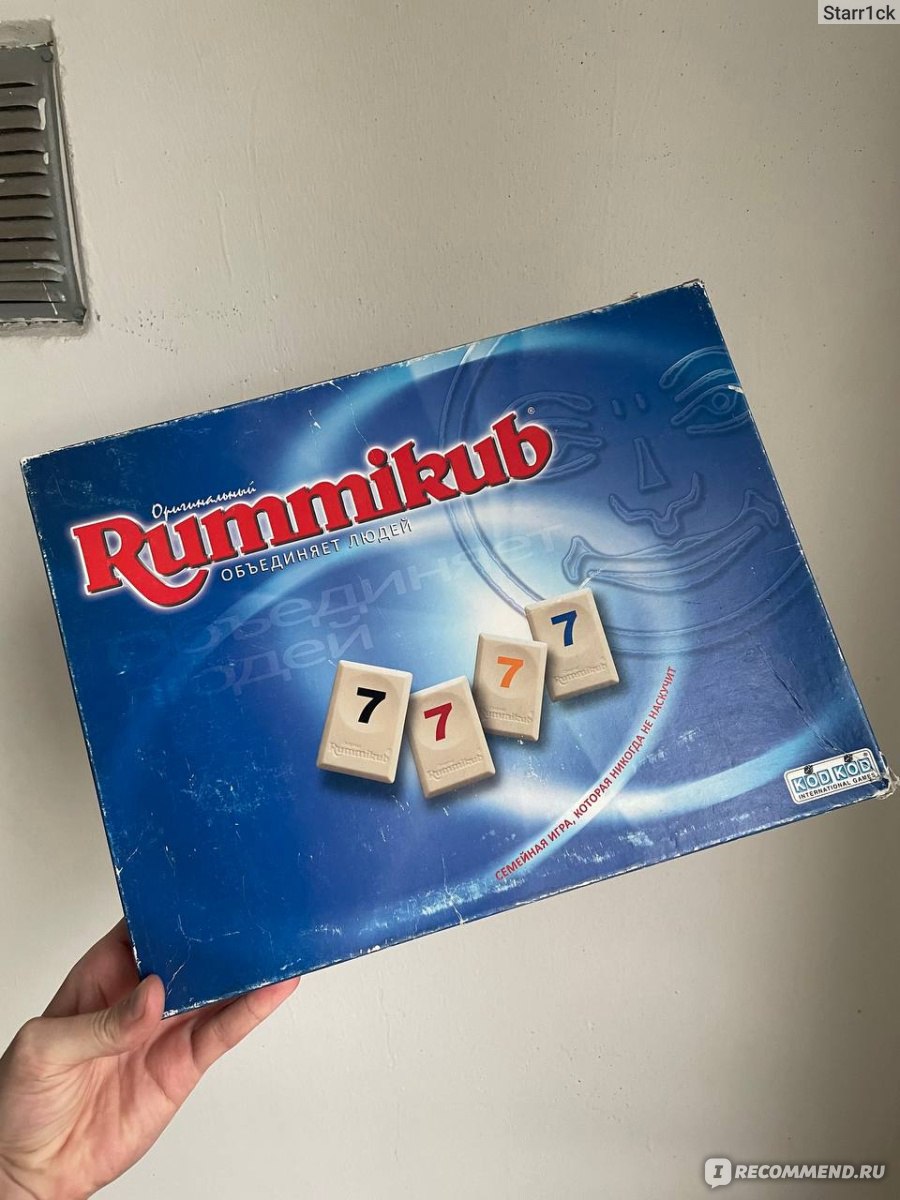 Настольная игра Руммикуб (Rummikub) - «Руммикуб - «а в игру то я сегодня  зайду?»» | отзывы