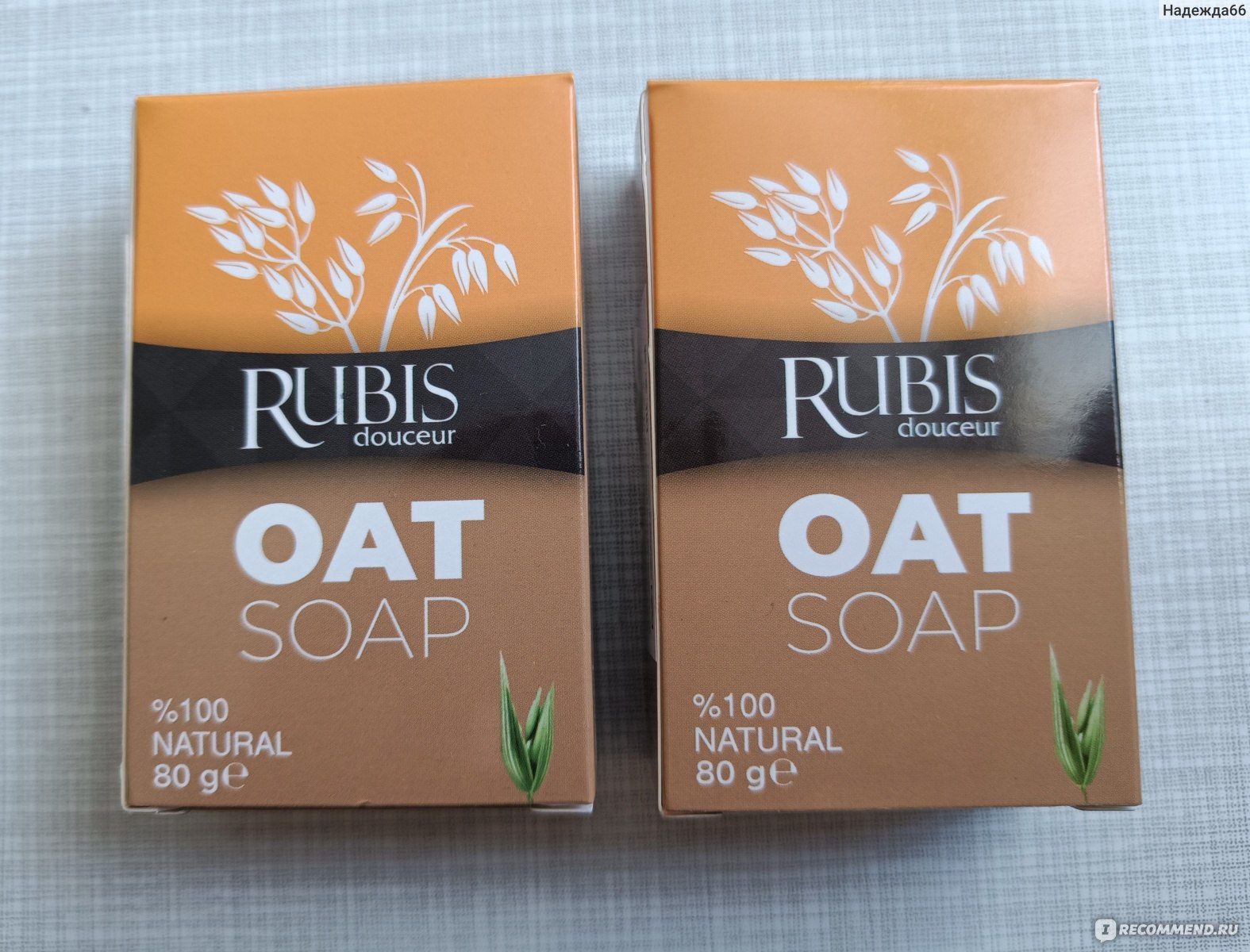 Мыло туалетное твердое Rubis Oat soap - «По свойствам похоже на крем-мыло»  | отзывы