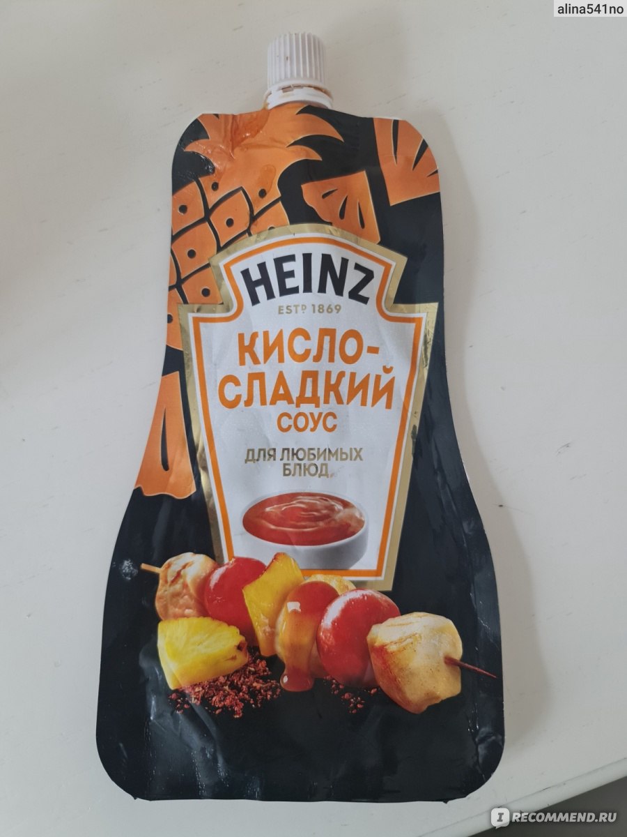 Соус Heinz Кисло-сладкий - «По вкусу нравится » | отзывы