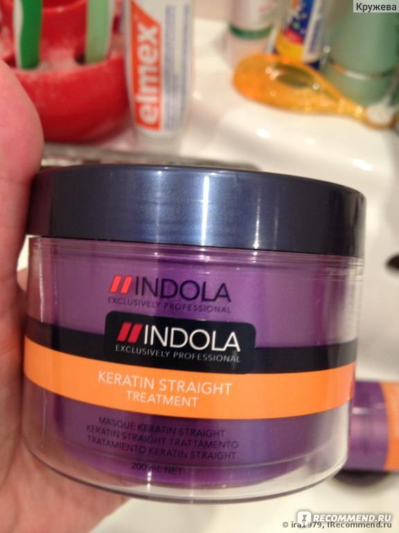 Бальзам для волос indola keratin straight balm кератиновое выпрямление