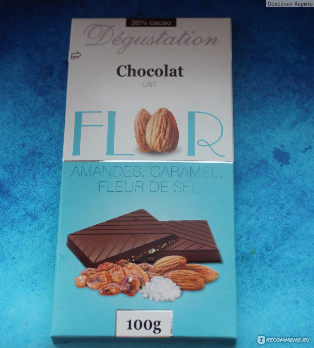 Молочный шоколад Flor degustation