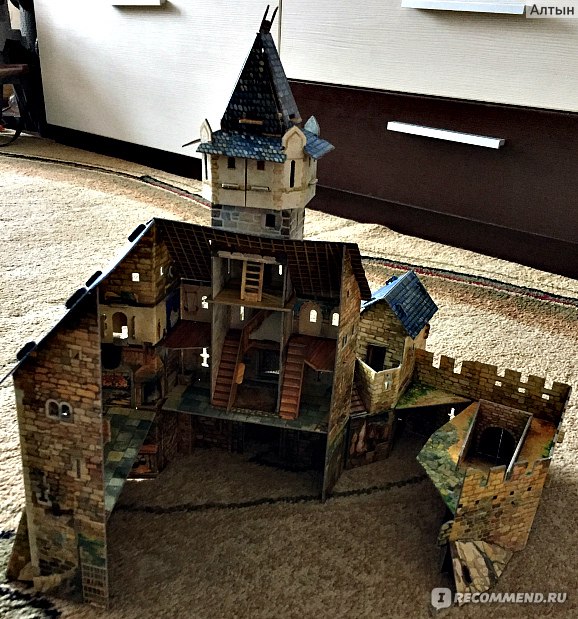 Екатерининский дворец модель из картона Санкт-Петербург в миниатюре 3D конструктор 492