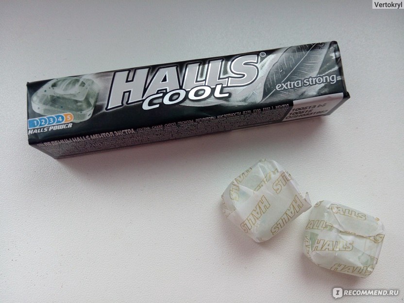 Halls ментол Экстра