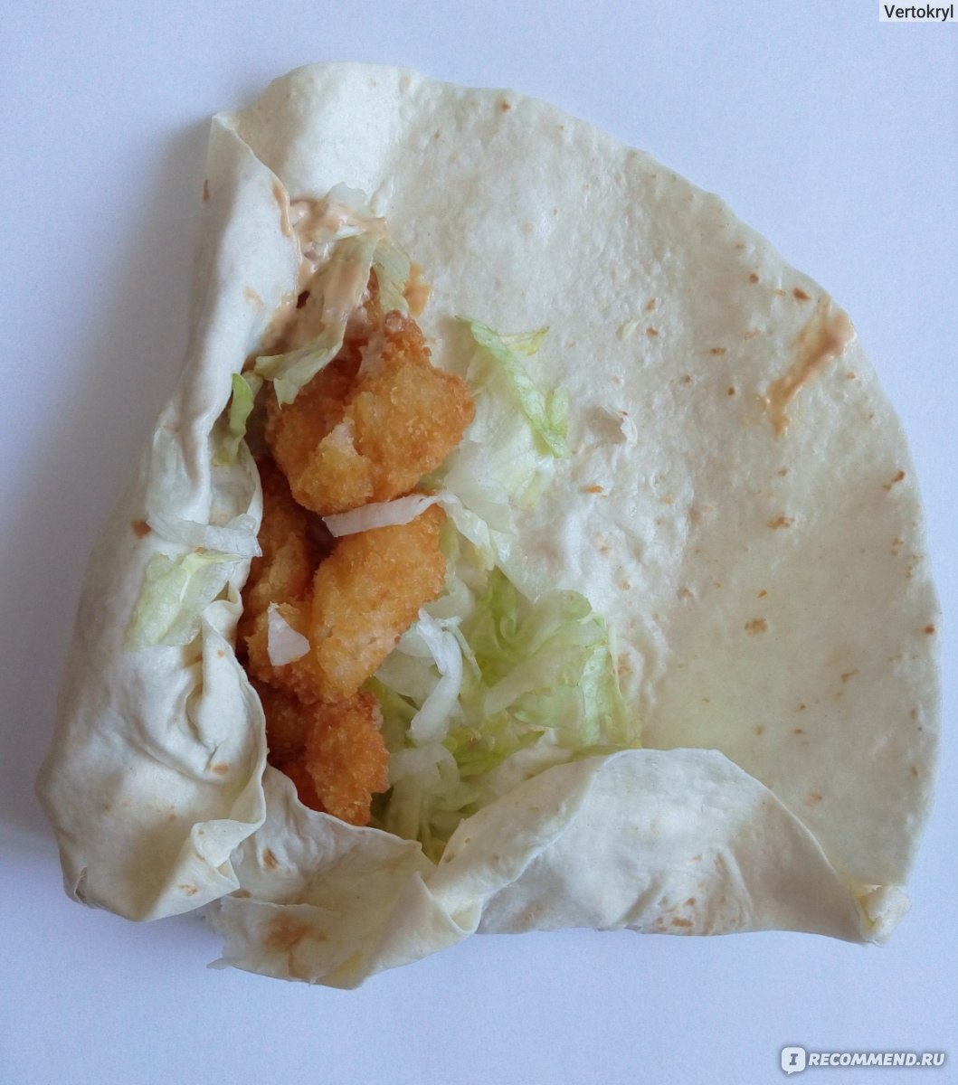 Цезарь Ролл с курицей в Макдональдс: цена, состав и калории