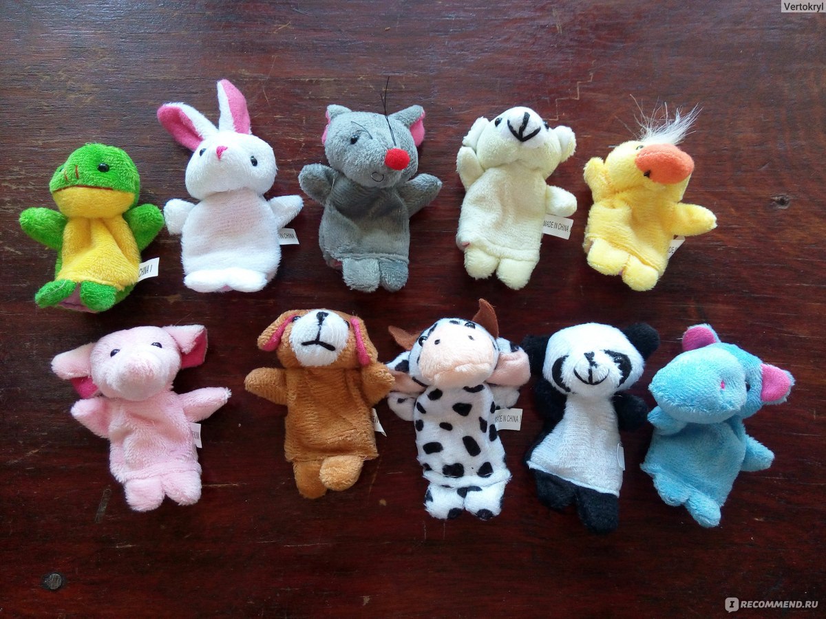 Aliexpress Игрушки на пальца рук 10-pcs-lot-Baby-Plush Toys Cartoon Happy  Family Fun Animal Finger Hand Puppet Kids Learning Education Toys Gift Baby  Toys - «Пальчиковые куклы для игр с детишками :) Целый зоопарк!» |