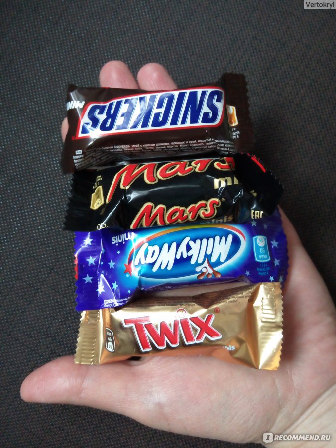 РљРѕРЅС„РµС‚С‹ Mars snickers Twix Bounty Milkyway