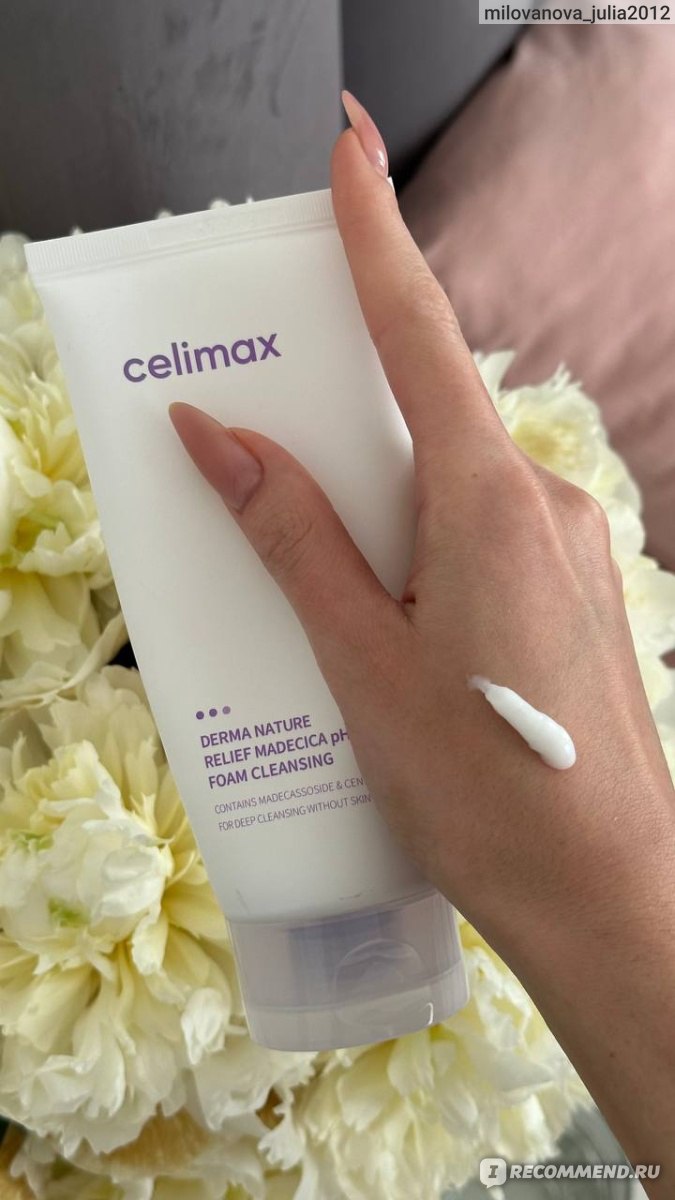 Пенка для умывания Celimax Derma Nature Relief Madecica pH Balancing ...