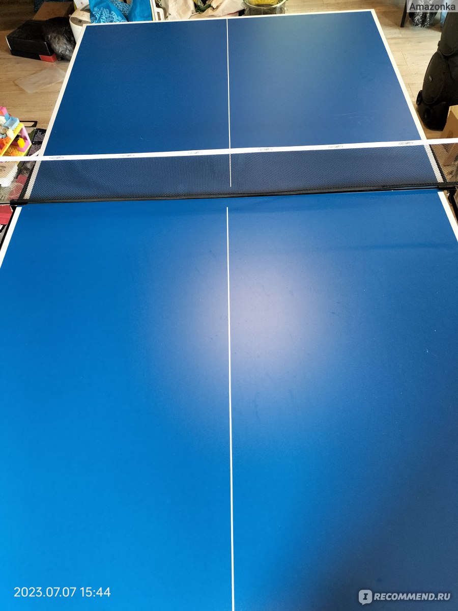 Теннисный стол с сеткой start line olympic blue 6021