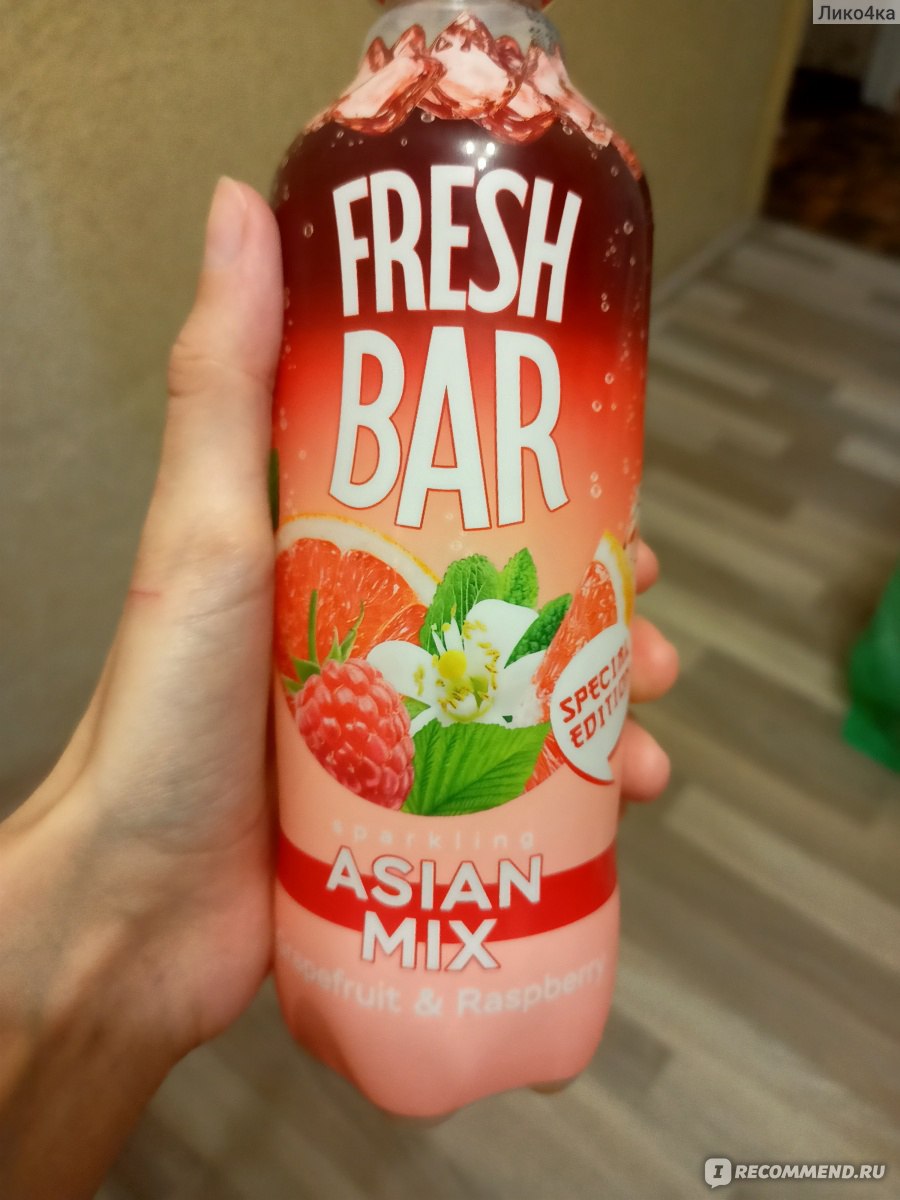 Безалкогольный напиток "Fresh bar" Asian mix грейпфрут и малина ...