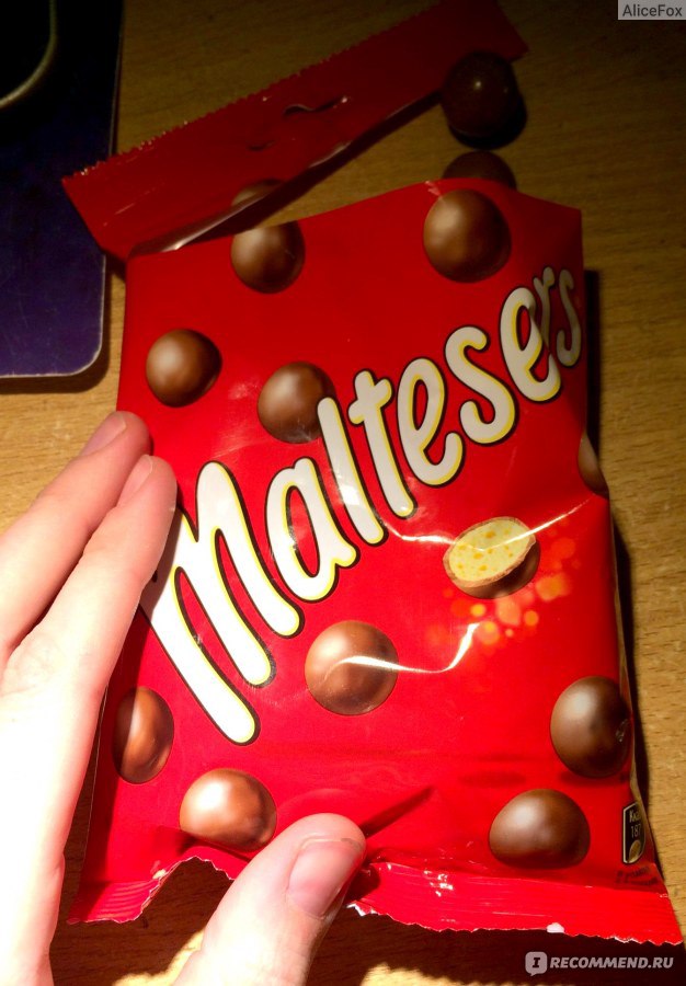 Шоколадные воздушные шарики Maltesers