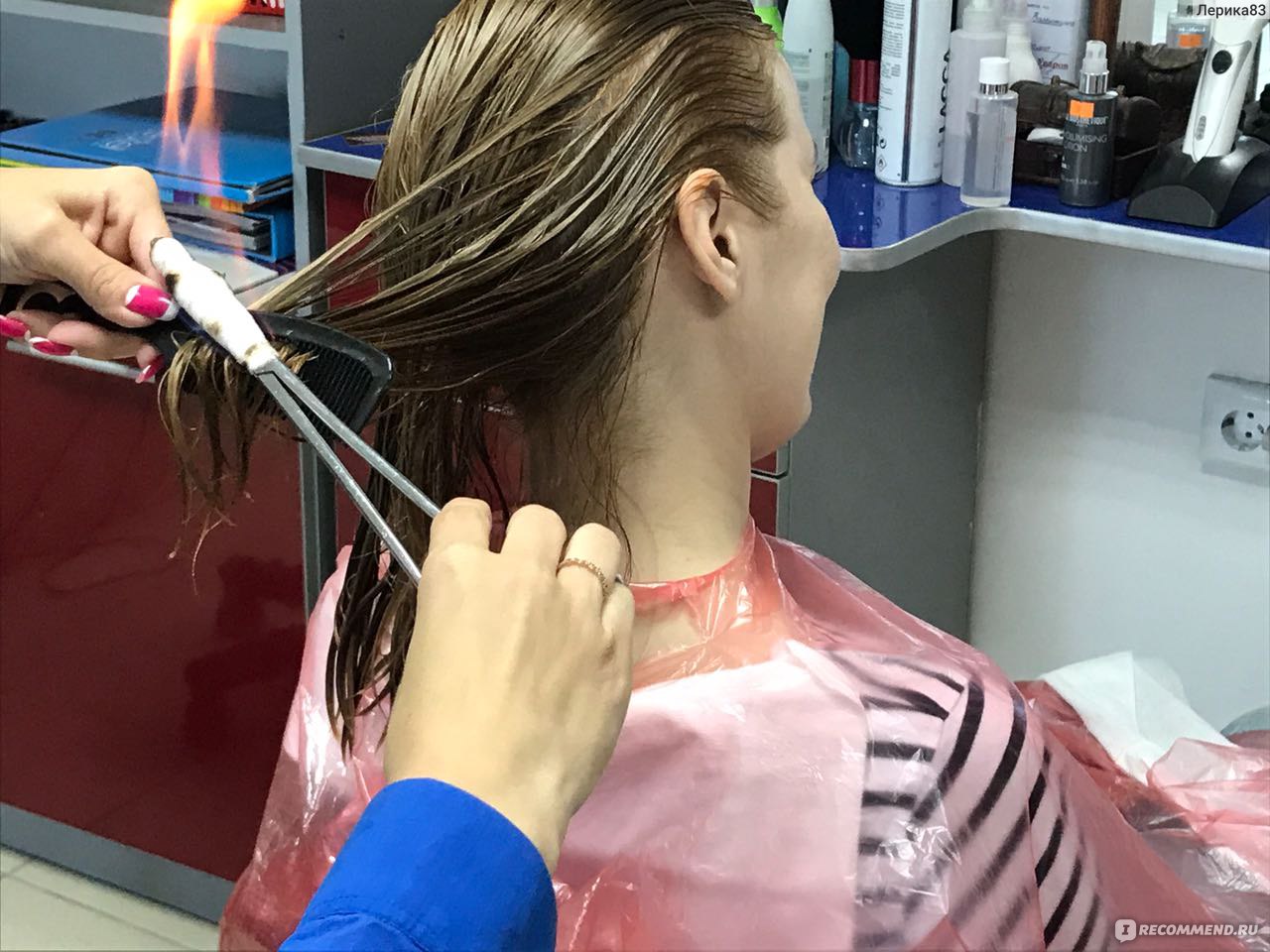 Как называется процедура для волос огнем