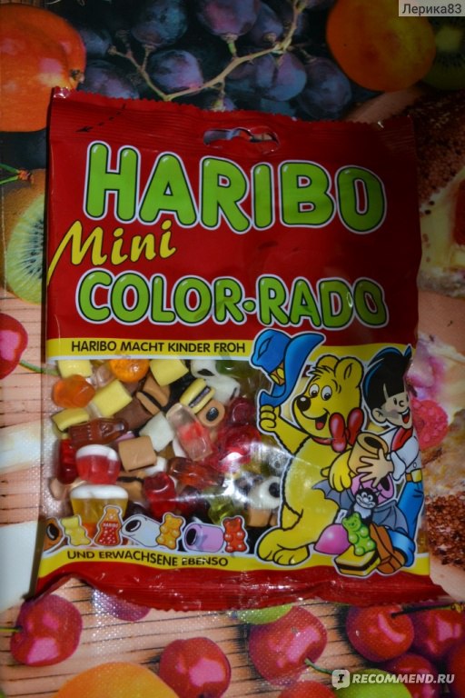 Коробка мармелада Haribo