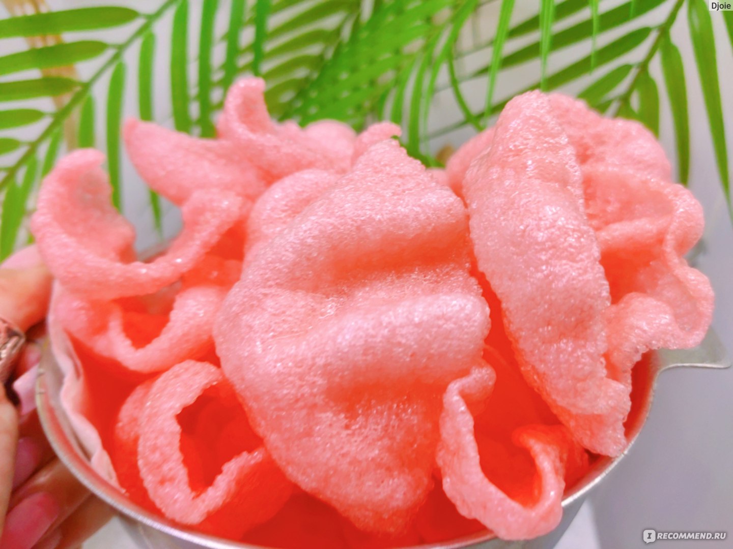 Креветочные чипсы Guangzhou Pantang food Co. LTD Prawn Crackers -  «Китайские креветочные снеки из детства для внезапных гостей» | отзывы