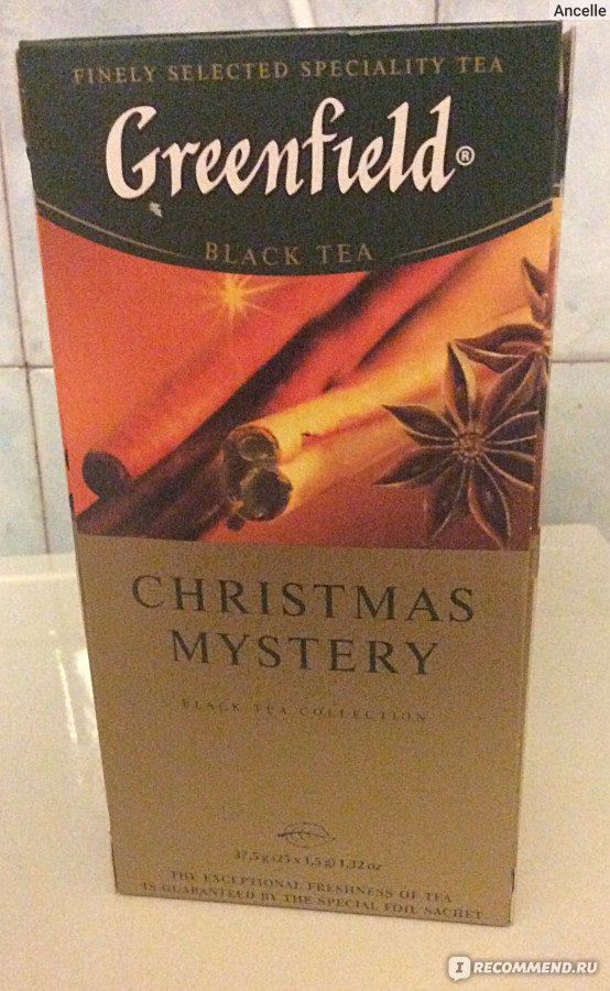 Чай Гринфилд (Greenfield) Christmas Mystery - «Согревающий, бодрящий ...