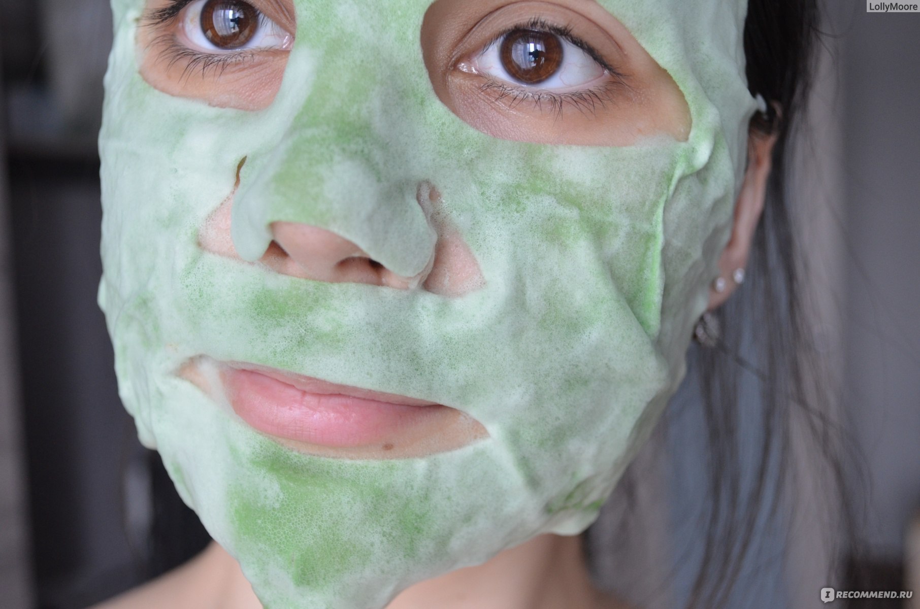 Тканевая маска для лица Eveline bubble face mask увлажняющая ...