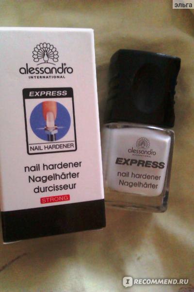 Лак для ногтей Alessandro EXPRESS NAIL HARDENER - «Шикарно укрепляет ногти  - со своей задачей справился! (+ФОТО)» | отзывы