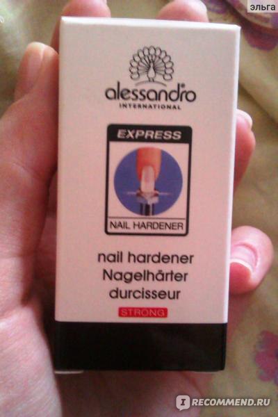 Лак для ногтей Alessandro EXPRESS ногти - NAIL (+ФОТО)» HARDENER со задачей отзывы - укрепляет «Шикарно справился! своей 