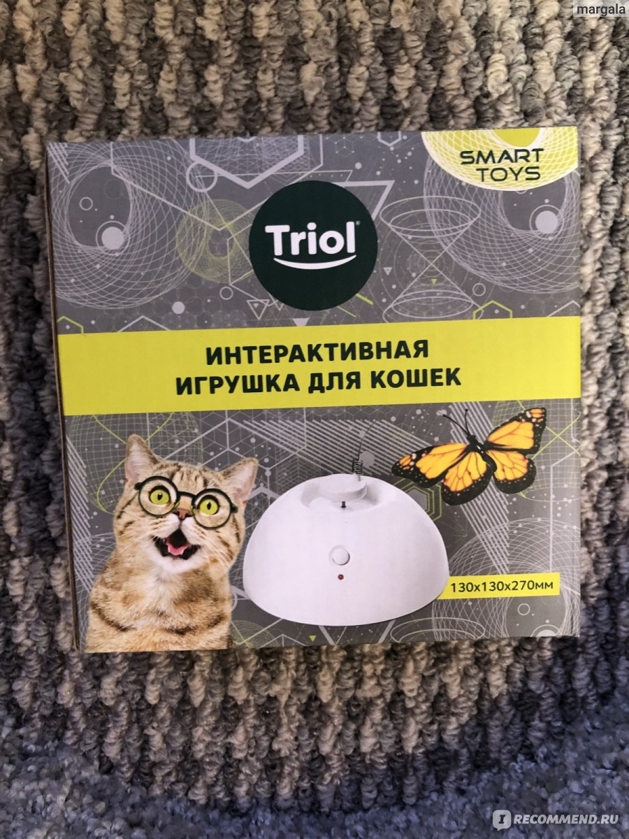 Интерактивная игрушка для кошек на батарейках TRIOL Smart toys 