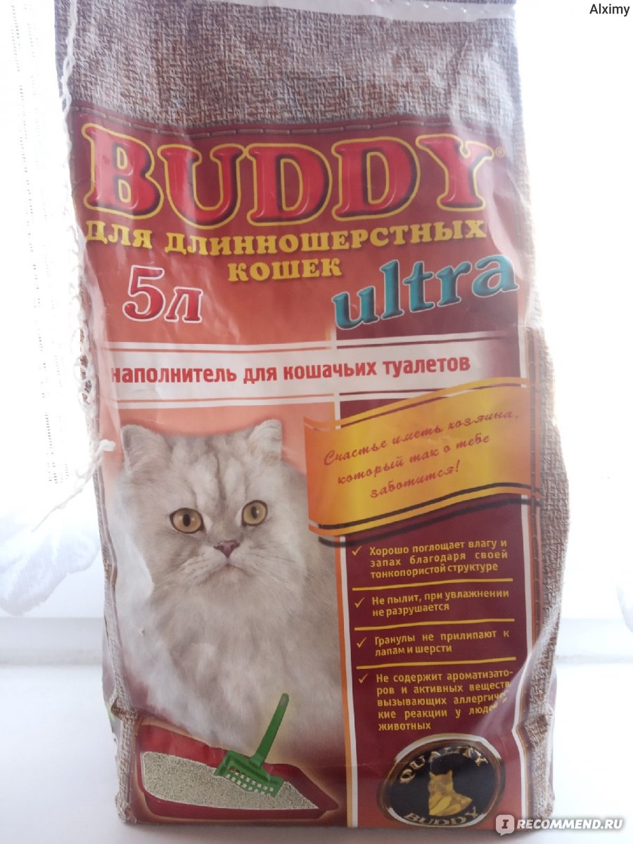 Наполнитель для кошачьего туалета buddy