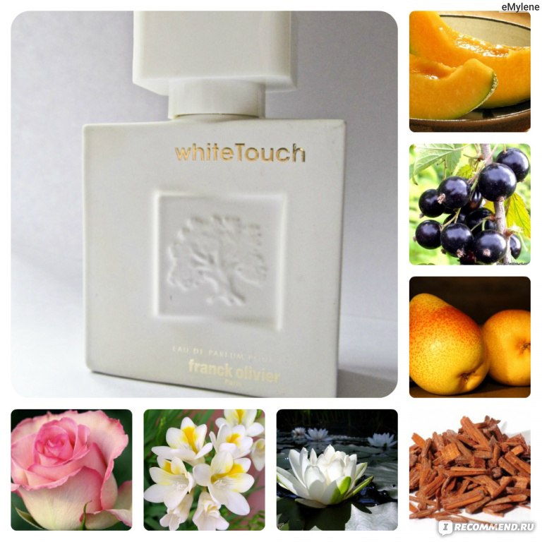 White touch. Franck Olivier White Touch for women. Запах чистоты белый флакон.