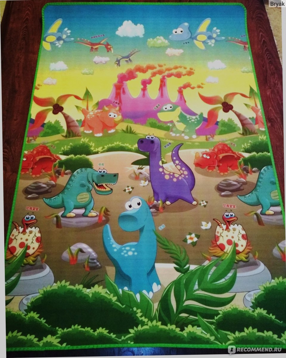 0.5cm Double-Side Baby Crawling Play Mat Dinosaur Puzzle Game Gym Soft Floor  Eva Foam Children Carpet for Babies KidsToys