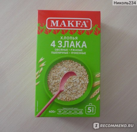 Каша макфа 4 злака