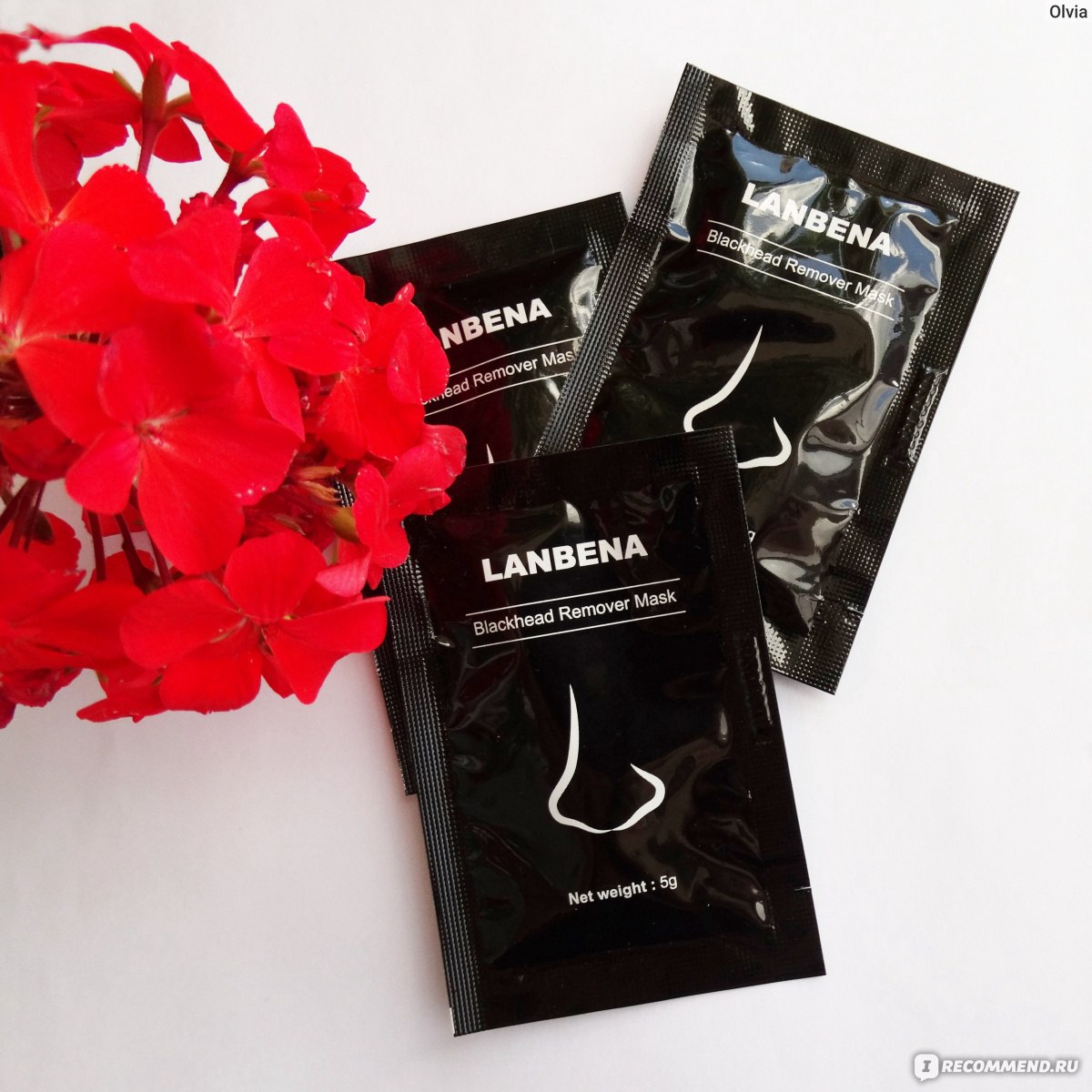 Маска для удаления угрей и чёрных точек Lanbena Blackhead Remover Mask фото