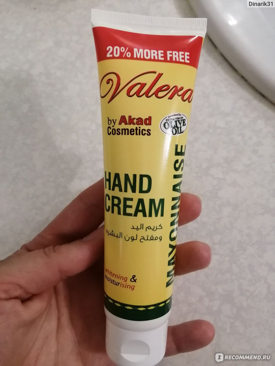 Крем для рук Valera Hand cream - «Крем со странным названием бренда ...