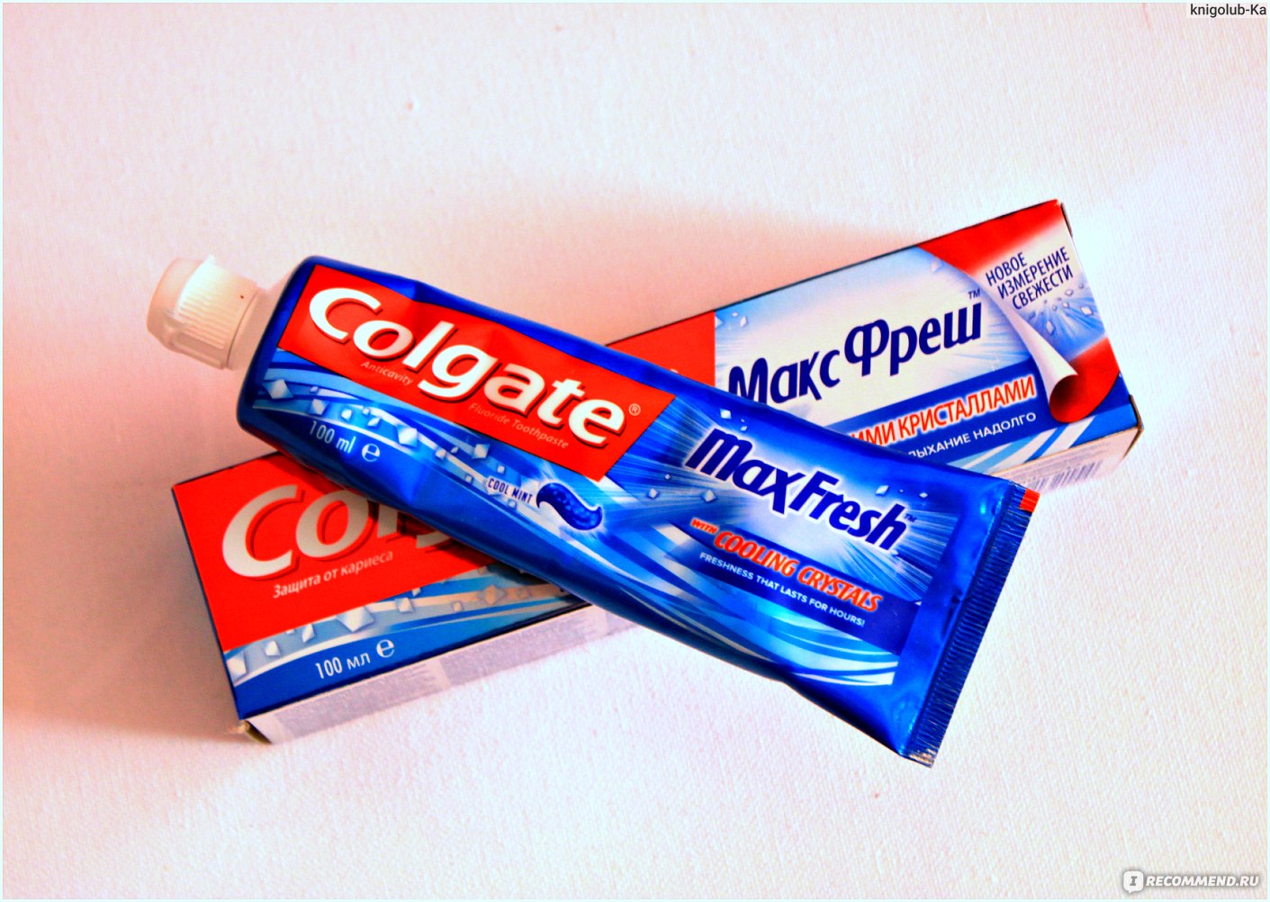 Отбеливающая паста колгейт. Отзыв на зубную пасту Colgate MAXFRESH.