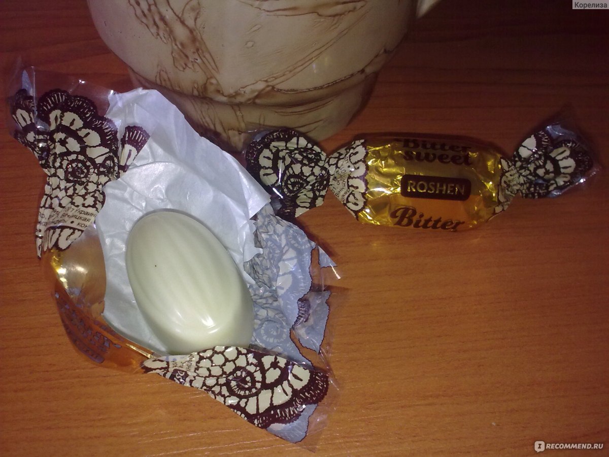 Шоколадные конфеты ROSHEN «Bitter sweet» - «Необычные в своей простоте ...