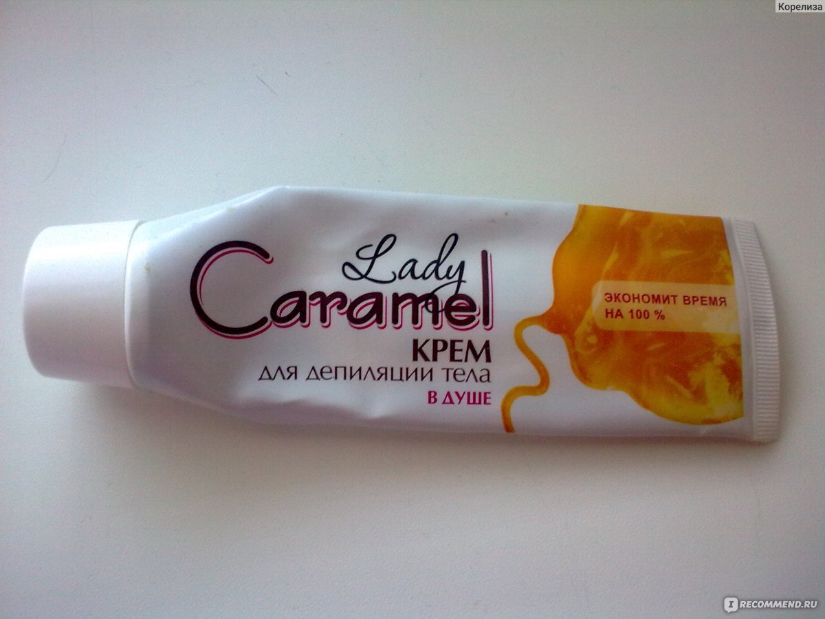 Крем для депиляции тела в душе lady caramel