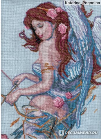 Вышивка ангелочки крестом схемы и примеры работ
