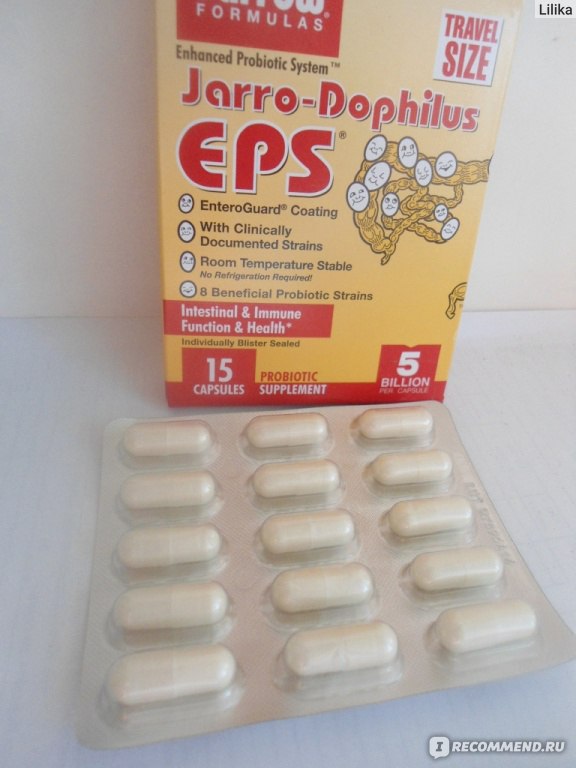 Jarrow formulas jarrow-dophilus eps 60 овощных капсул