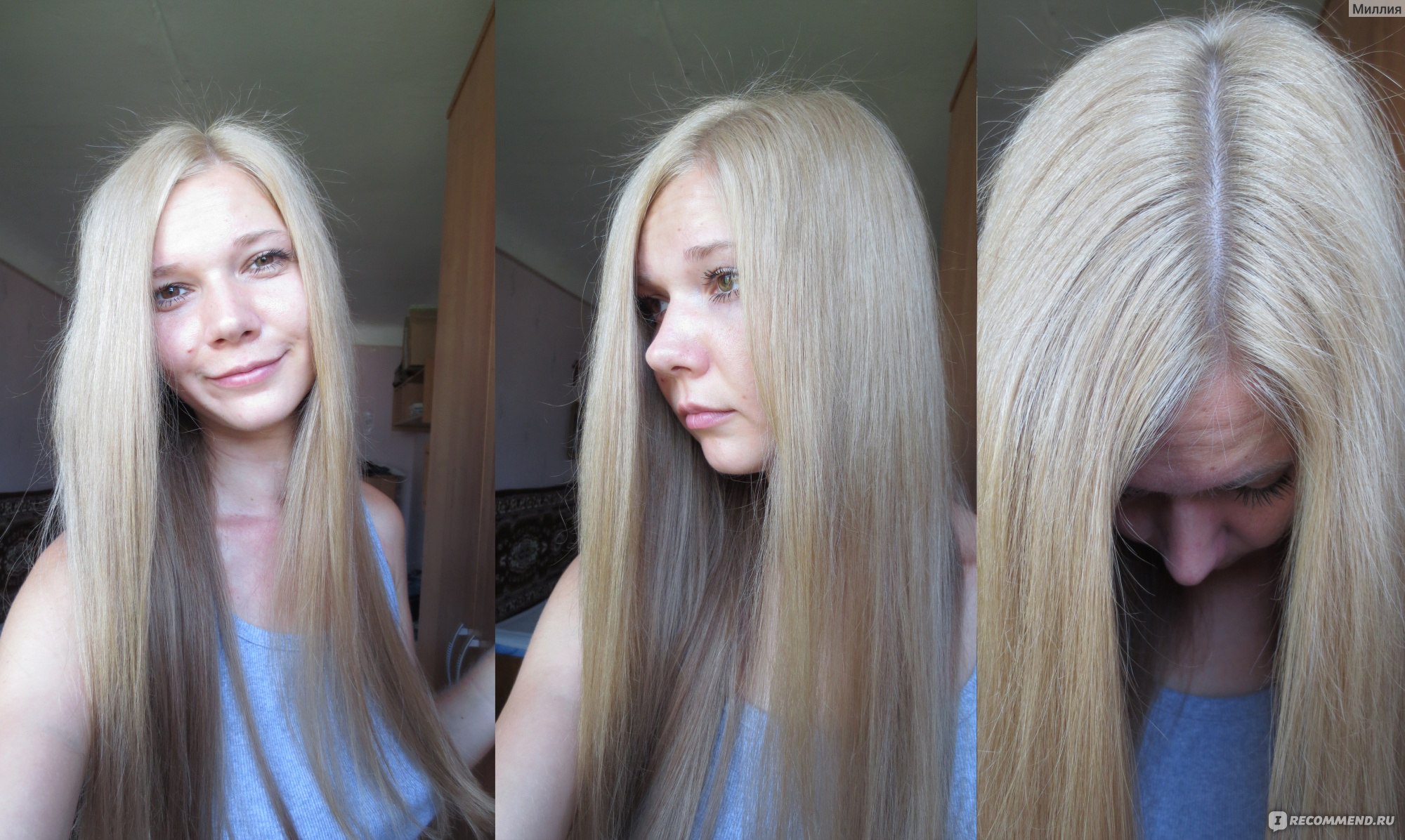 Темно русый на осветленные волосы фото до и после