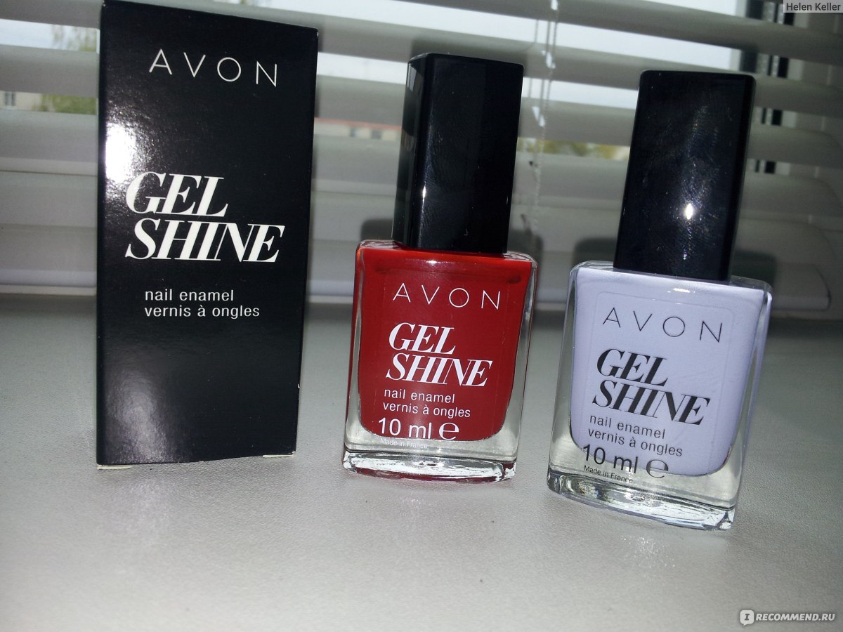 Лак для ногтей Avon Gel Shine - «Правда стойкий лак и быстро сохнет + фото  самого стандартного секси цвета» | отзывы