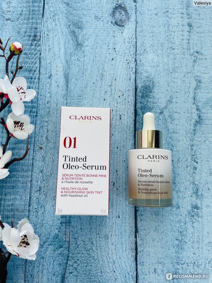 Тональная сыворотка Clarins Tinted Oleo-Serum - «Необычная сыворотка от  Clarins - с маслами и тоном! 🔴 Не простой продукт, но я нашла комфортный  для себя способ использования! 🔴 А какая красивая после