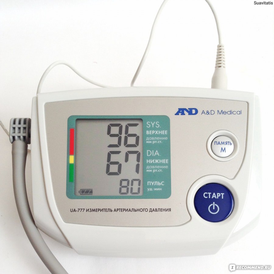 Тонометр A&D Medical UA-777 автоматический фото