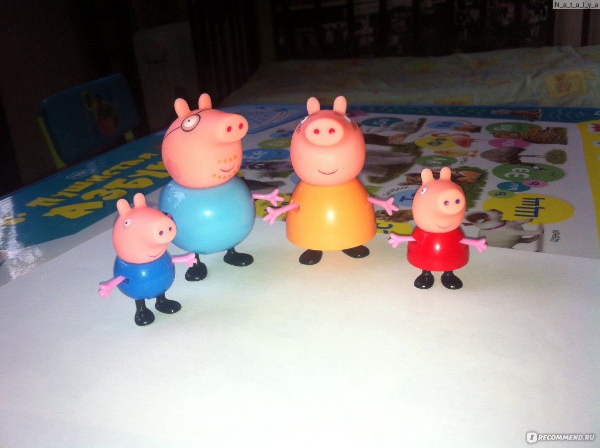 Aliexpress Anime Peppa Pig Toys Dolls Daddy Mummy Pig George Pepa Pig  Family Set 4pcs/lot with Retail Box. Свинка Пеппа и ее семья. - «Дружная  семейка поросят развлекает теперь и моего малыша;)» |