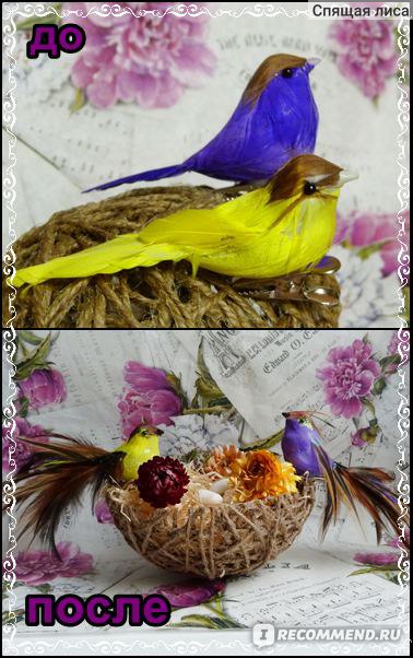Изготовление декоративных птиц из бумаги