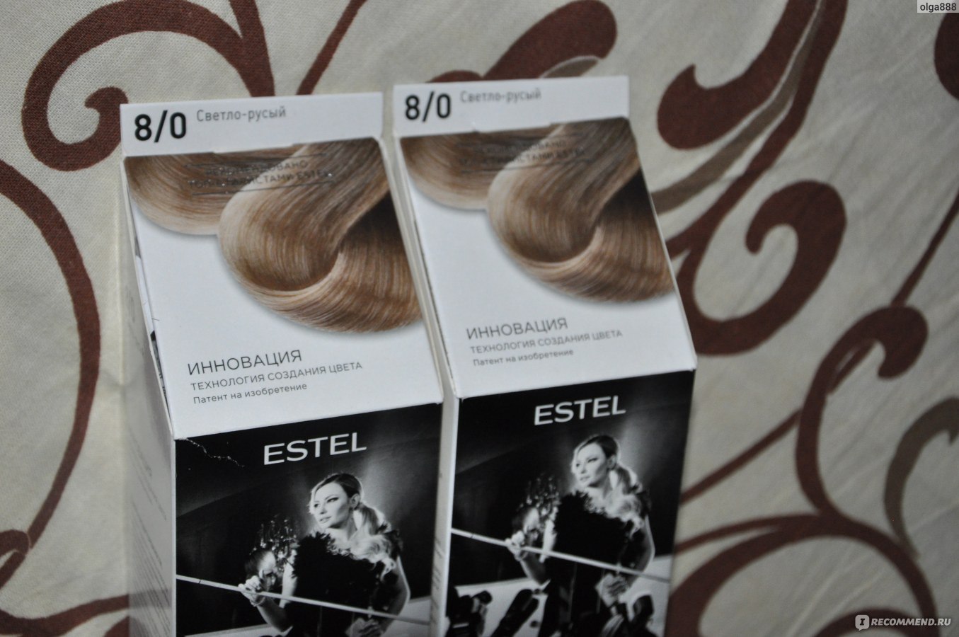 Крем-краска для волос Estel Princess Essex 8/65 светло-русый фиолетово-красный, 60 мл