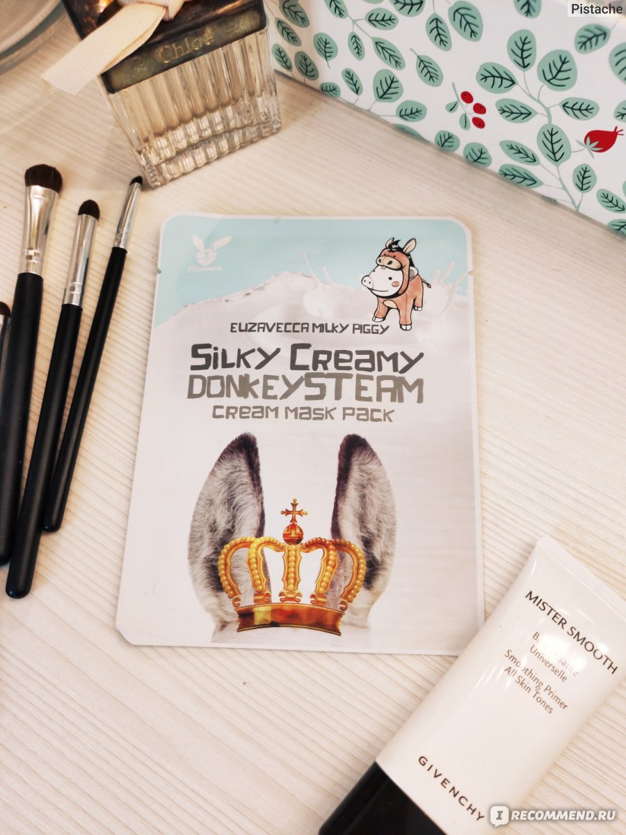 маска silky creamy donkey steam cream фото 25