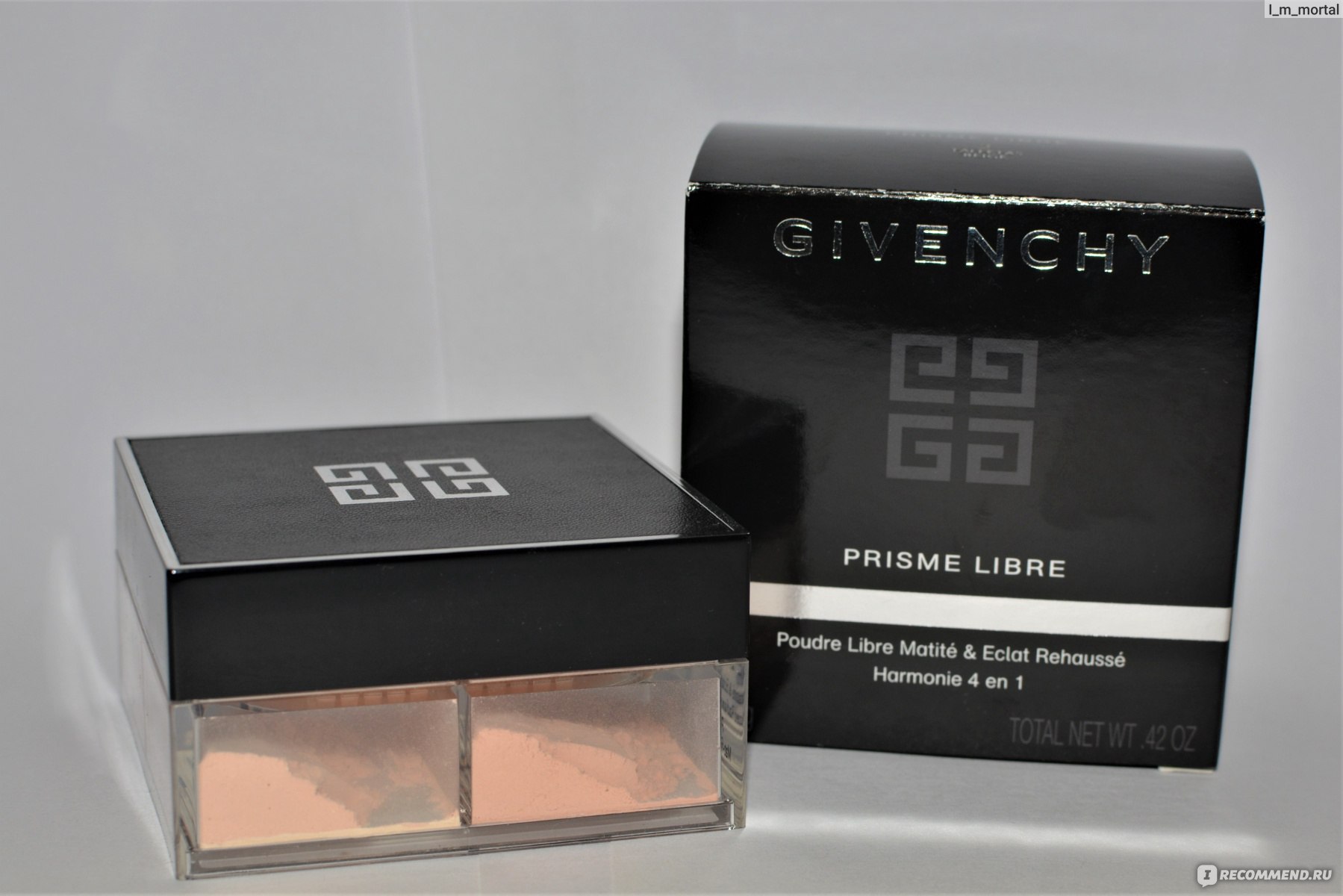 Пудра Givenchy Prisme Libre – рассыпчатая четырехцветная - «Не такая уж и  крутая? Для пудры класса 