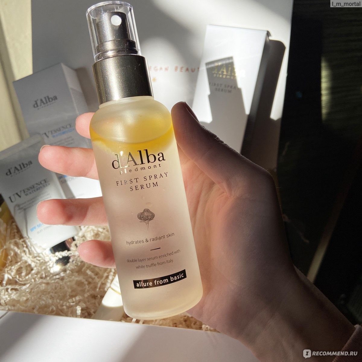 D alba white truffle first spray serum