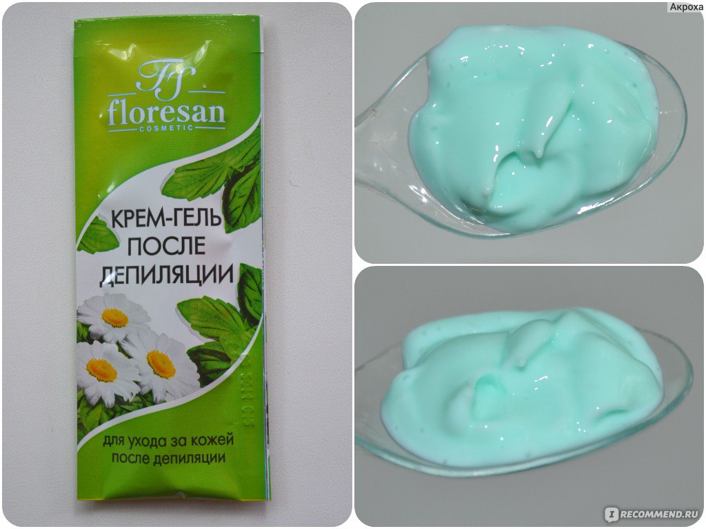 Floresan крем-гель баланс для ухода за кожей после депиляции
