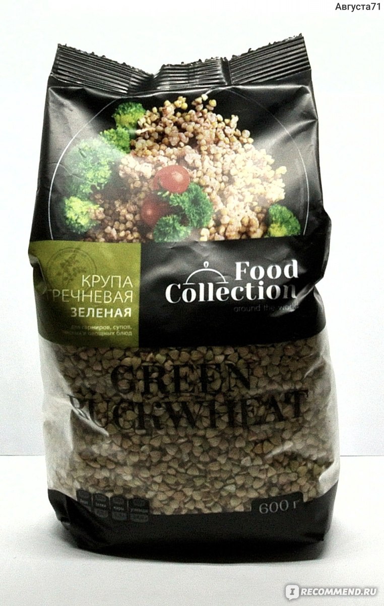 Крупа гречневая зеленая FOOD COLLECTION Green Buckwheat - «